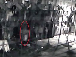 Captura del video que se viralizó con la supuesta aparición de un fantasma Captura del video que se viralizó con la supuesta aparición de un fantasma