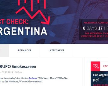 La web de los buitres hace una cuenta regresiva del posible default argentino