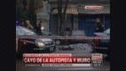 Motociclista murió tras caer de la Autopista 25 de Mayo
