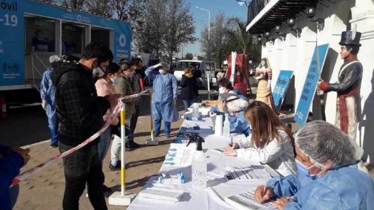 Operativo de Salud en el Cabildo de Famaillá. (Foto: archivo Ministerio de Salud Pública)