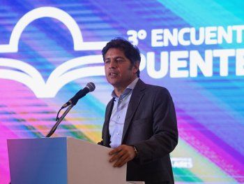 Axel Kicillof, en Mar del Plata.