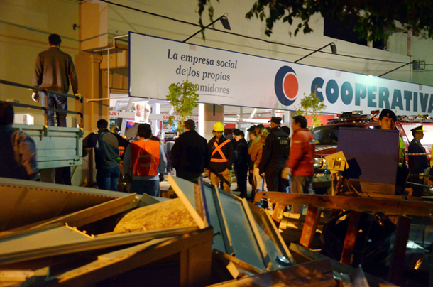 Derrumbe en Neuquén: la Cooperativa Obrera negó que estuviera en obras