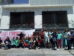 Trabajadores de Sport Tech - Crédito: Facebook Trabajadores de sport tech en lucha