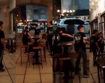 Mar del Plata: mozos y clientes de una cervecería se pelearon a piñas