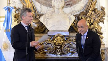 Macri y el ex titular de la AFI, Gustavo Arribas Macri y el ex titular de la AFI, Gustavo Arribas