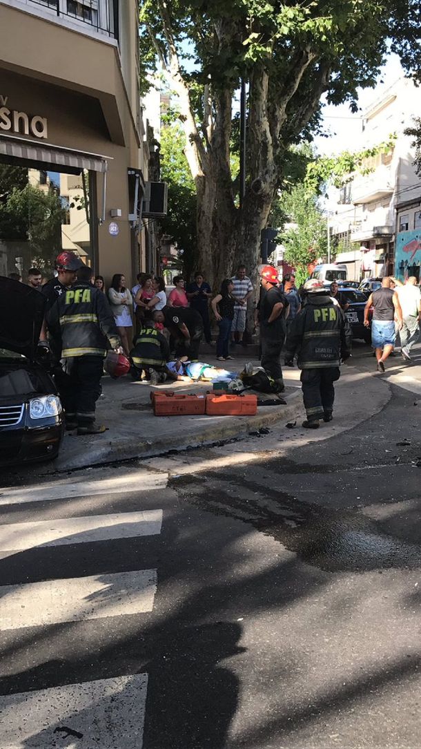 Choque en Palermo: hay al menos 3 heridos