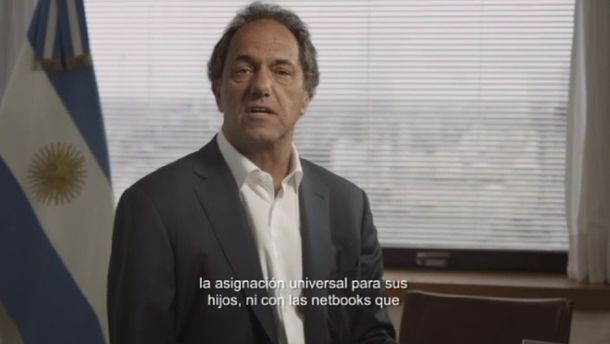 Mirá el nuevo spot de campaña de Scioli en la recta final del balotaje