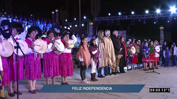 llego el bicentenario: escucha el himno en el primer minuto del festejo patrio llego el bicentenario: escucha el himno en el primer minuto del festejo patrio