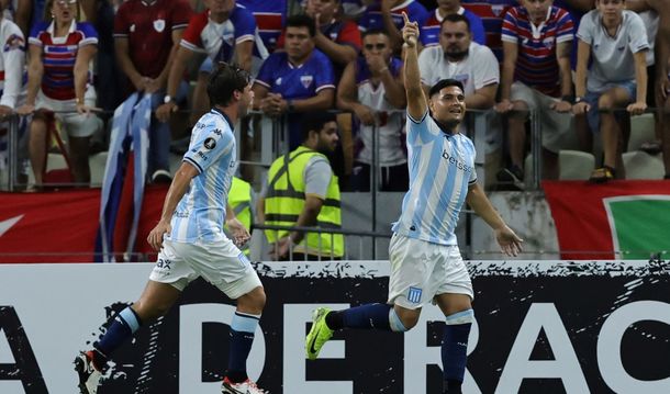 Sigue firme: Racing goleó 3-0 a Fortaleza por la Copa Libertadores