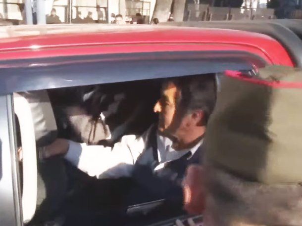 José y Mariano Peña llegaron a la sede central del Ministerio de Seguridad en Puerto Madero para reunirse con Patricia Bullrich