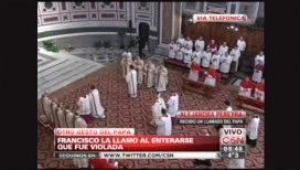 estoy de la mano del papa francisco, dijo la joven violada estoy de la mano del papa francisco, dijo la joven violada