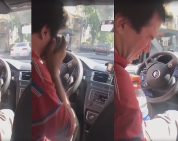 Un taxista discutió con otro conductor y terminó con gas pimienta en los ojos