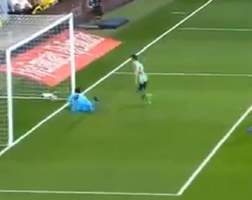 El arquero calculó mal