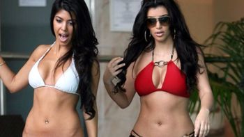 Kim y Kourtney Kardashian Kim y Kourtney Kardashian