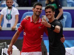 Novak Djokovic y Fede Coria