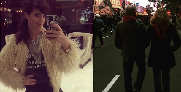 Griselda Siciliani marchó con su familia contra el 2x1