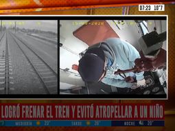 Milagro en el tren Roca: un nene caminaba por las vías y se salvó de ser atropellado