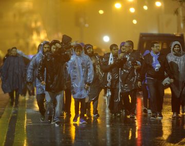 La suspensión de Argentina-Brasil en fotos