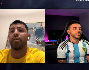 El Kun Agüero destrozó en vivo y en la cara a popular youtuber español