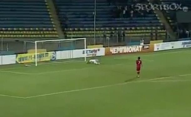 Un jugador ruso y el gol más humillante de todos