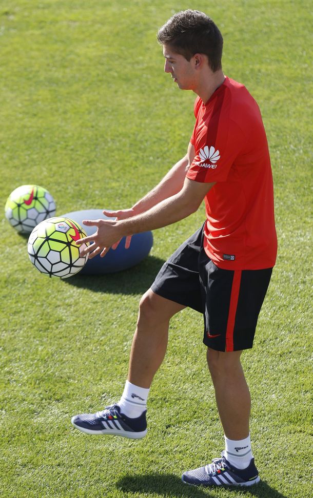 Atención, Martino: Vietto tuvo su primera práctica en el Atlético Madrid