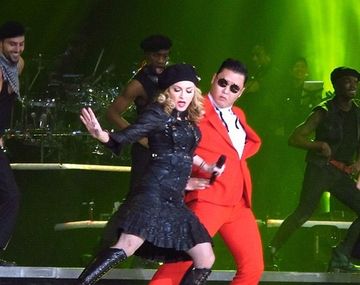 Madonna se subió a la moda y bailó el Gangnam Style
