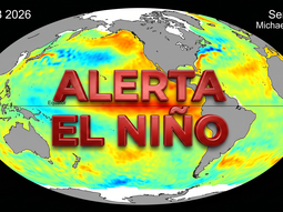 Alerta total por El Niño: la NASA detectó una inmensa masa de agua cálida rumbo a Sudamérica Alerta total por El Niño: la NASA detectó una inmensa masa de agua cálida rumbo a Sudamérica