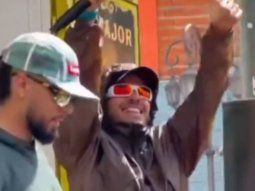 Furor por la sorpresiva presentación de Feid en Caminito