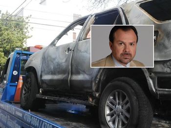 Incendio a la camioneta de Sylvestre: se refuerza la hipótesis del ataque intimidatorio