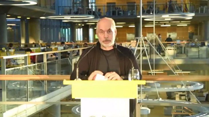 Horacio Rodríguez Larreta habló con la entidad Americas Society/Council of the Americas