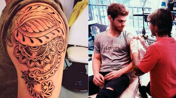 Mirá el impresionante nuevo tatuaje de Gastón Soffritti