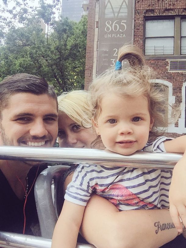 Mauro Icardi provoca y usa a su hija: Que la cuenten como quieran