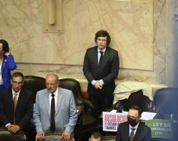 Milei se grabó llegando al Congreso para demostrar que trabaja: Igual el quórum lo da Juntos por el Cargo