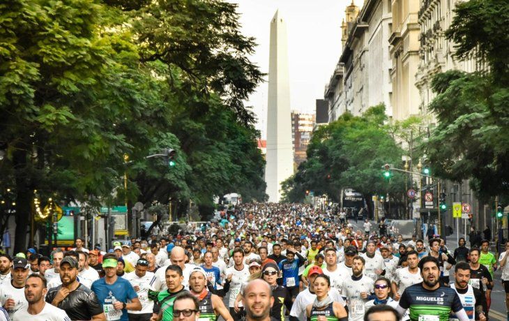 Se corre el medio maratón de Buenos Aires