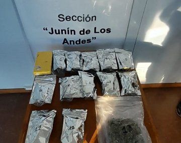 Gendarmería descubrió una mochila cargada con cocaína y marihuana en un micro