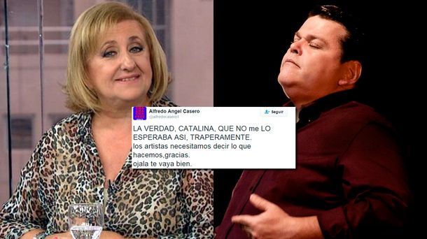 AUDIO: feroz pelea entre Alfredo Casero y Catalina Dlugi