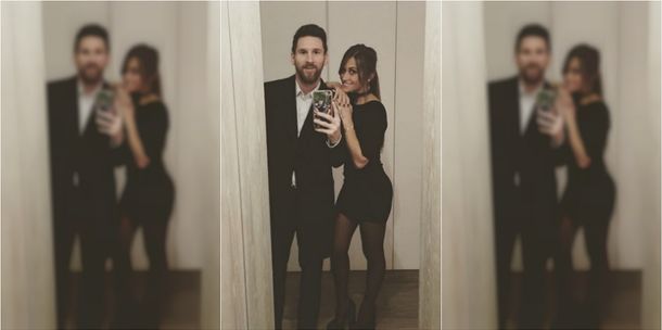 Lionel Messi y Anto Roccuzo