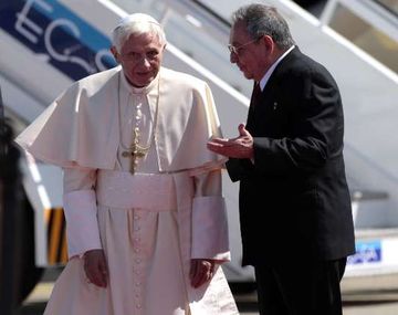 Papa benedicto xvi raul castro cuba
