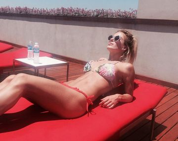 Jésica Cirio calienta el verano desde la terraza