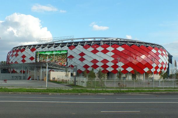 El estadio del Spartak será el escenario del primer partido del sábado