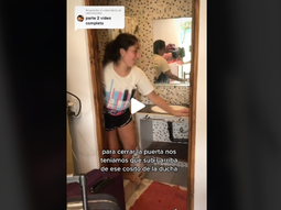 Otra casa del terror en Villa Gesell: para cerrar la puerta del baño tenían que hacer equilibrio