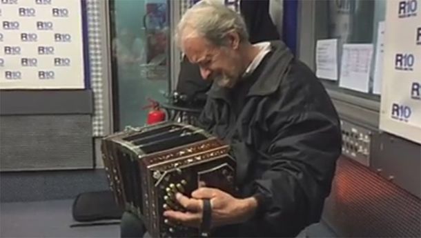 El reconocido bandoneonista Rodolfo Mederos deslumbró en Radio 10