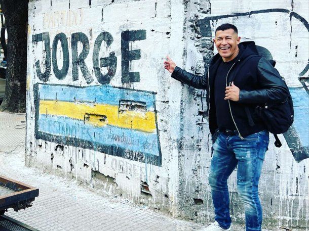 La foto que posteó Jorge Almirón en su cuenta de instagram tras ser presentado como DT de Boca