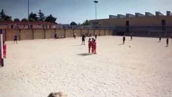 Cristiano Jr. le pegó como los que saben Cristiano Jr. le pegó como los que saben