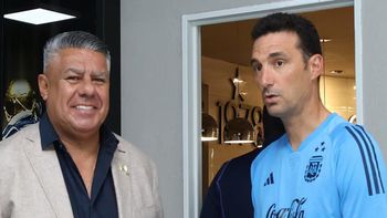 Chiqui Tapia y Lionel Scaloni Chiqui Tapia y Lionel Scaloni