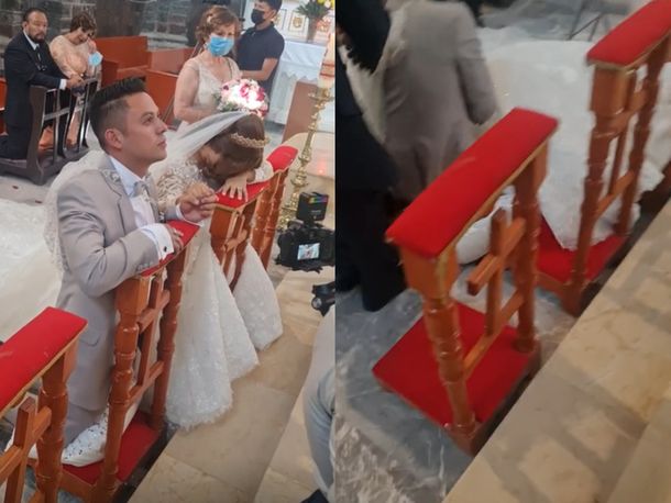 Viral: una novia se desmayó en el altar a punto de dar el sí, acepto