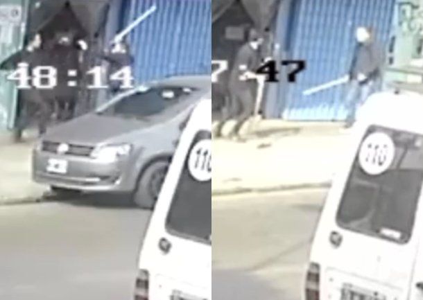 Nuevos videos exclusivos: la secuencia completa de la pelea a palazos en un supermercado chino de Castelar
