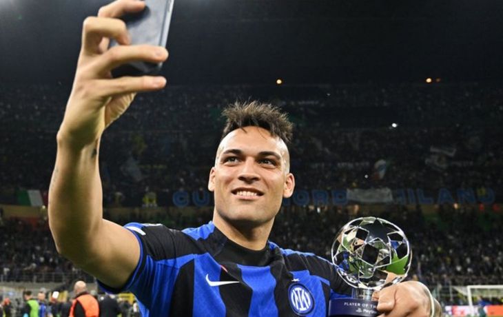 Lautaro Martínez luego de darle el pase a la final al Inter: Ojalá lo podamos coronar