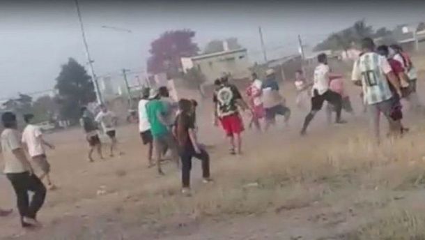 VIDEO: Picadito y batalla campal en Chaco en la cuarentena
