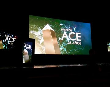 Escenario de los premios ACE 2016